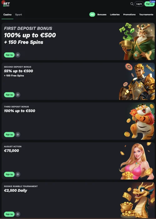 Bonus BetOnRed Casino